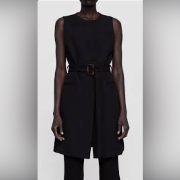 Zara Belted Waistcoat - Picture 2 of 9